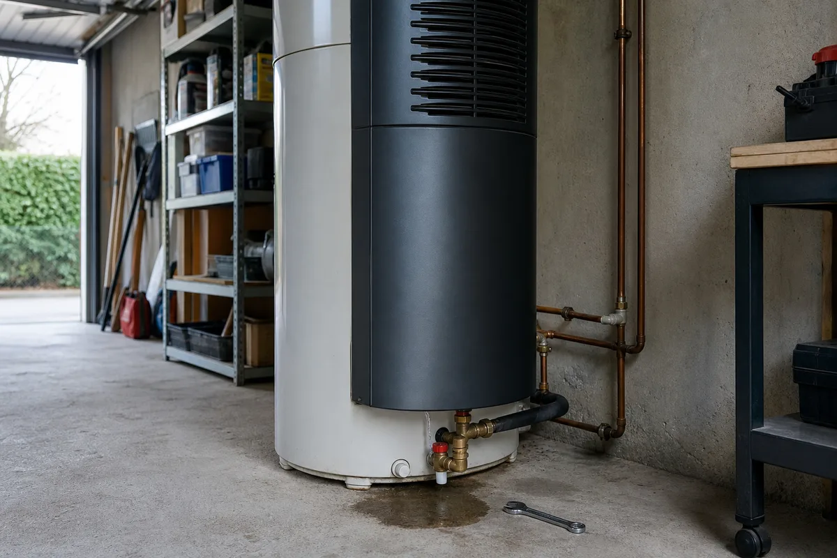 Fuite sur un chauffe-eau thermodynamique : causes et solutions